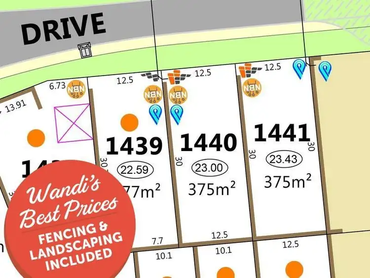 Second view of Homely land listing, Lot 1440, Aquila Drive, Wandi WA 6167