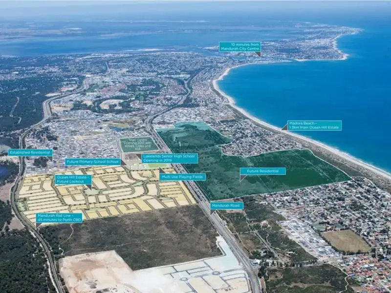 Main view of Homely land listing, Lot 90, 24 Cardinal Loop, Lakelands WA 6180
