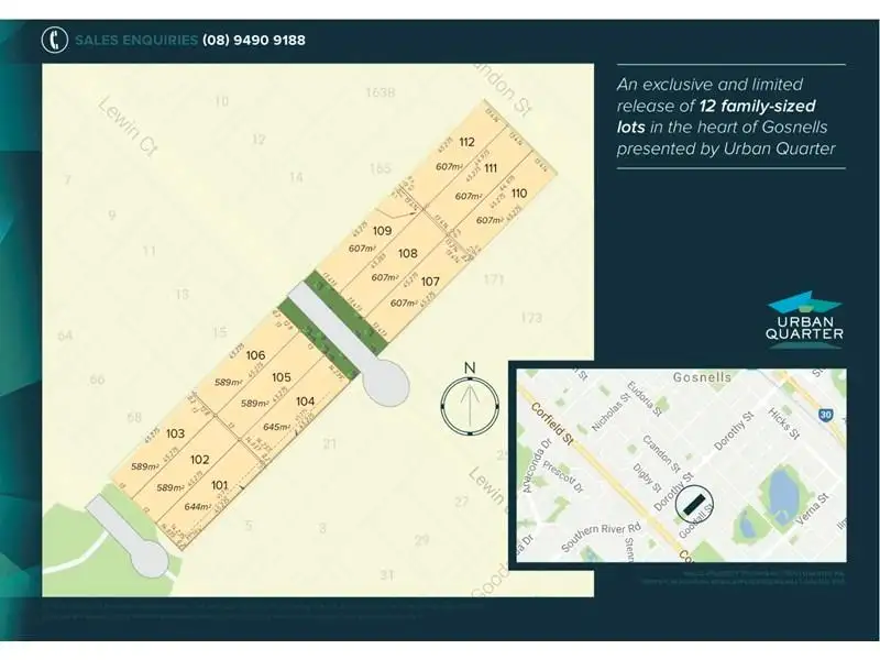 Main view of Homely land listing, Lot 101 Lewin St, Gosnells WA 6110