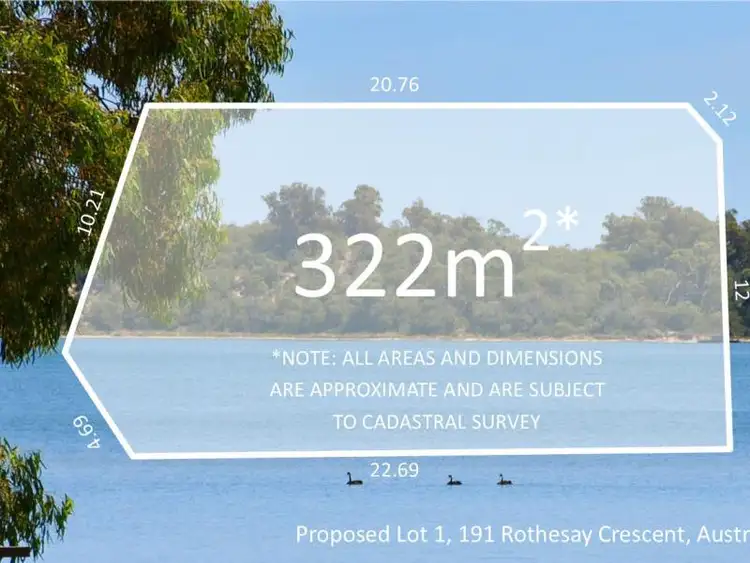 Main view of Homely land listing, 1/191 Rothesay Crescent, Australind WA 6233