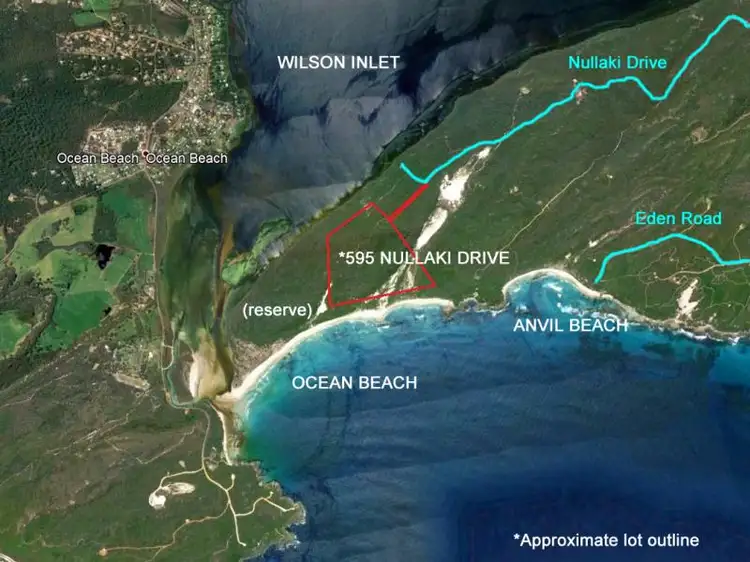 Main view of Homely land listing, 595 Nullaki Drive, Nullaki WA 6330