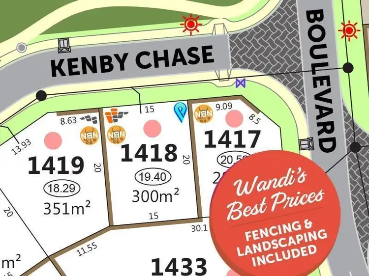Main view of Homely land listing, Lot 1418, 60 Kenby Chase, Wandi WA 6167