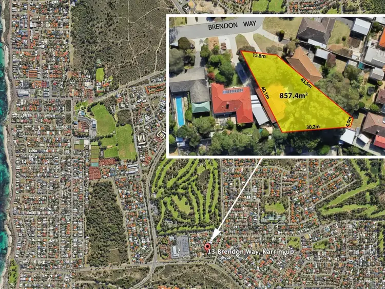 Second view of Homely house listing, 13 Brendon Way, Karrinyup WA 6018