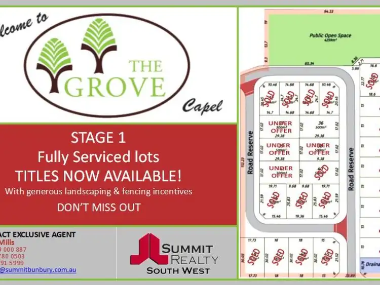Fourth view of Homely land listing, Lot 37, The Grove, Capel WA 6271