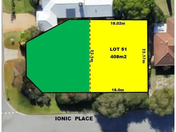 Main view of Homely land listing, 2A Ionic Place, Shelley WA 6148
