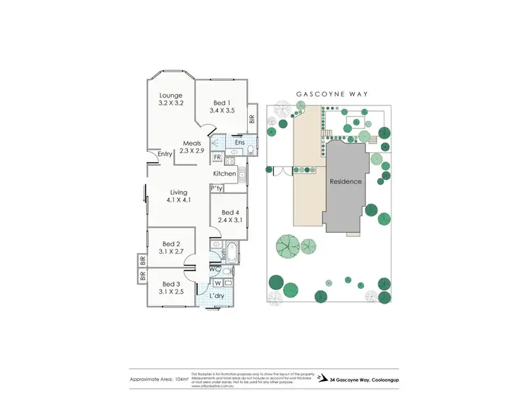 Second view of Homely house listing, 34 Gascoyne Way, Cooloongup WA 6168