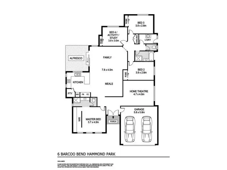 Third view of Homely house listing, 6 Barcoo Bend, Hammond Park WA 6164