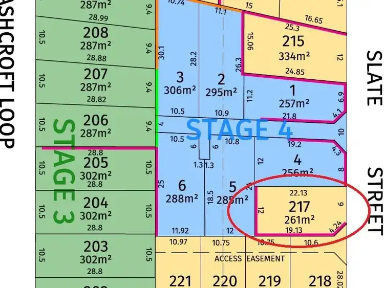 Second view of Homely land listing, Lot 217 Slate Street, Wattle Grove WA 6107