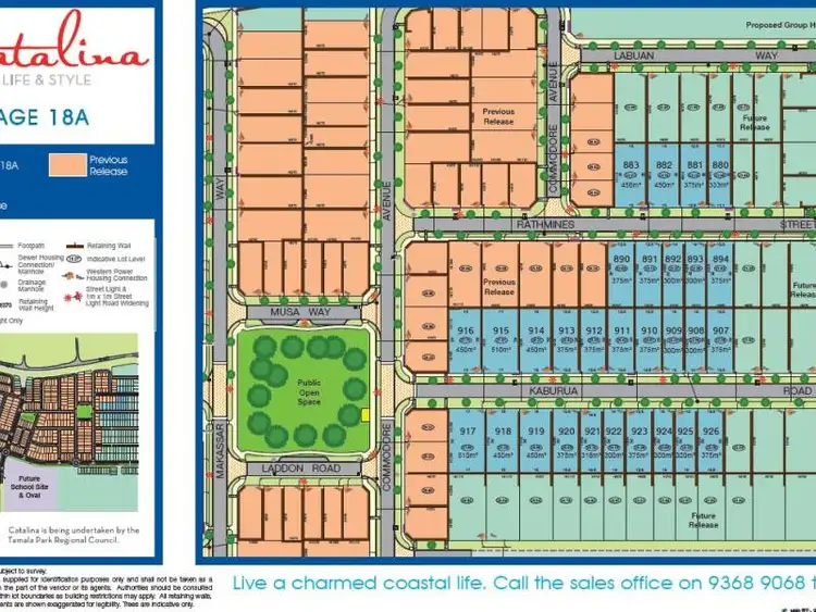 Sixth view of Homely land listing, LOT 880 Rathmines Street, Clarkson WA 6030