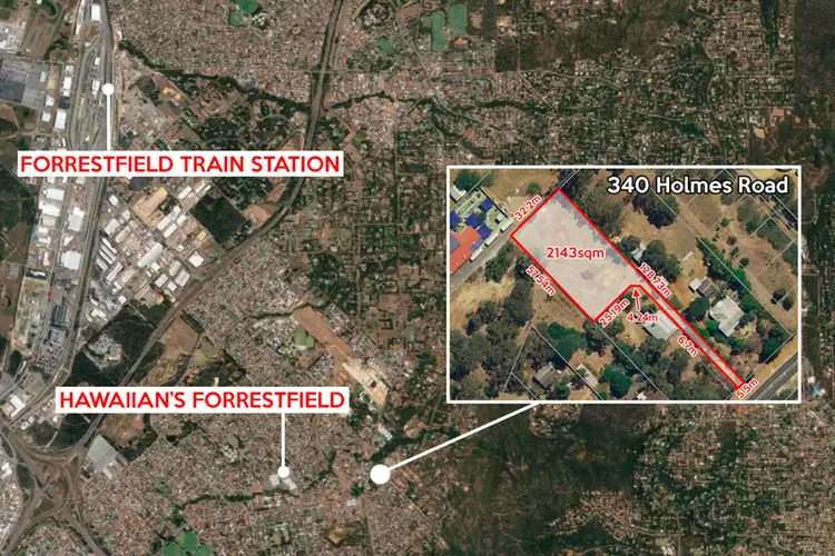 Third view of Homely land listing, 340 Holmes Road, Forrestfield WA 6058