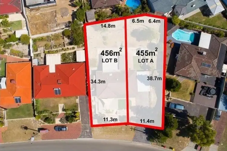 Main view of Homely land listing, 58b Lymburner Drive, Hillarys WA 6025