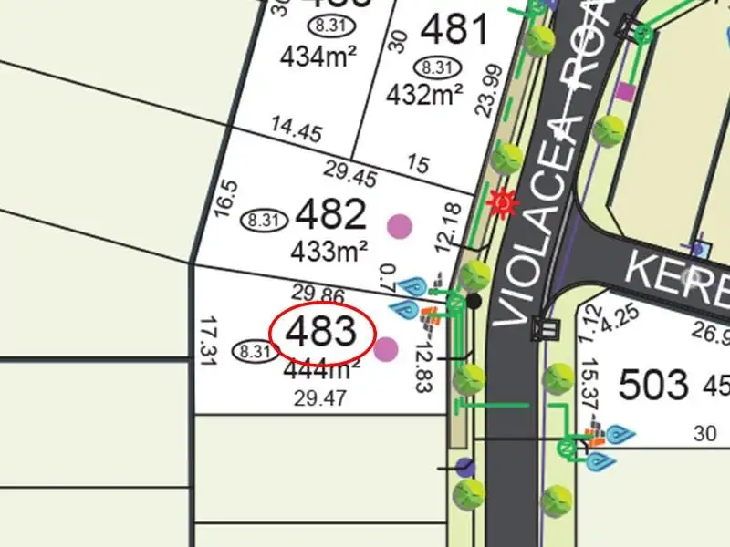 Main view of Homely land listing, Lot 483 Violacea Road, Baldivis WA 6171