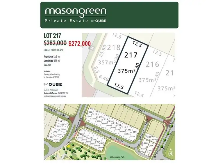 Main view of Homely land listing, Lot 217, 25 Donnelly Street, Piara Waters WA 6112