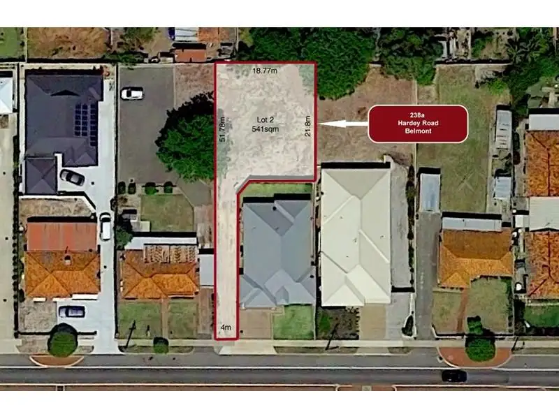 Main view of Homely land listing, 238A Hardey Road, Belmont WA 6104