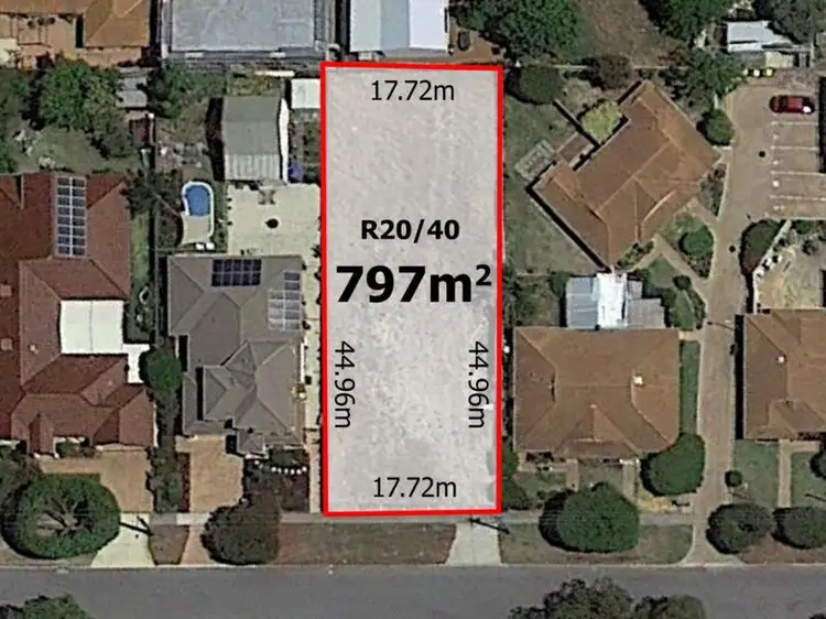 Main view of Homely land listing, 13 Raleigh Street, Belmont WA 6104