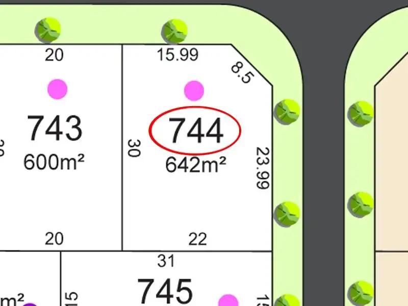 Main view of Homely land listing, Lot 744 Key Close, Baldivis WA 6171