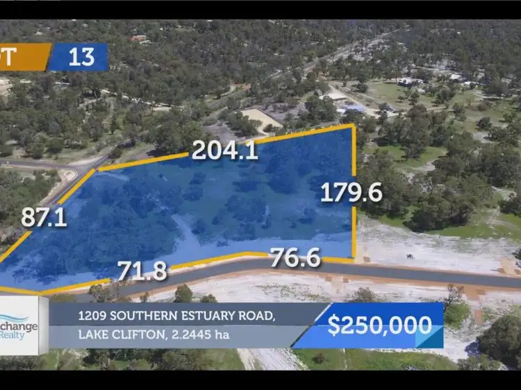 Main view of Homely land listing, 1209 - Lot 13 Southern Estuary Road, Lake Clifton WA 6215