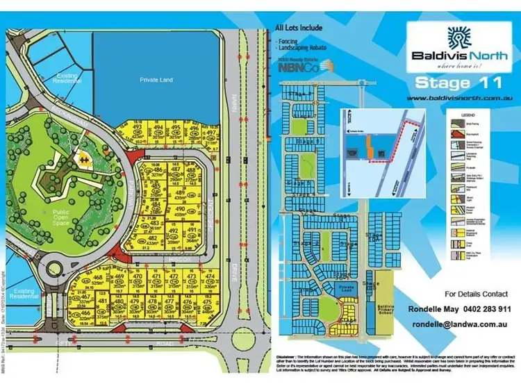 Third view of Homely land listing, Lot 491, 5 Hiscox Crescent, Baldivis WA 6171