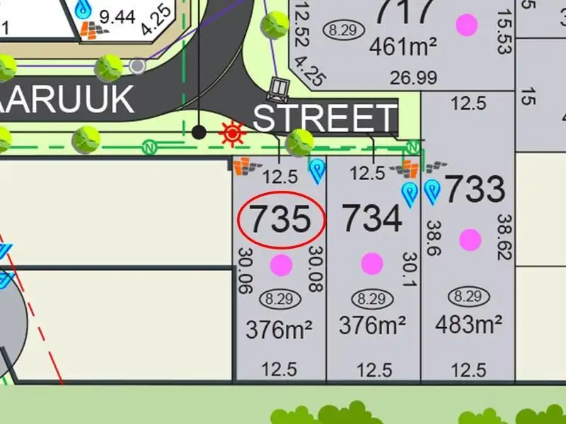 Main view of Homely land listing, Lot 735 Taaruuk Street, Baldivis WA 6171