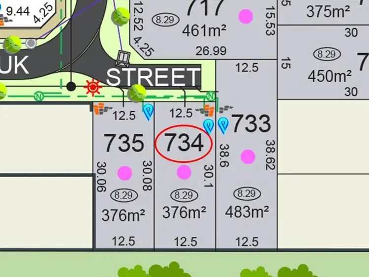 Main view of Homely land listing, Lot 734 Taaruuk Street, Baldivis WA 6171