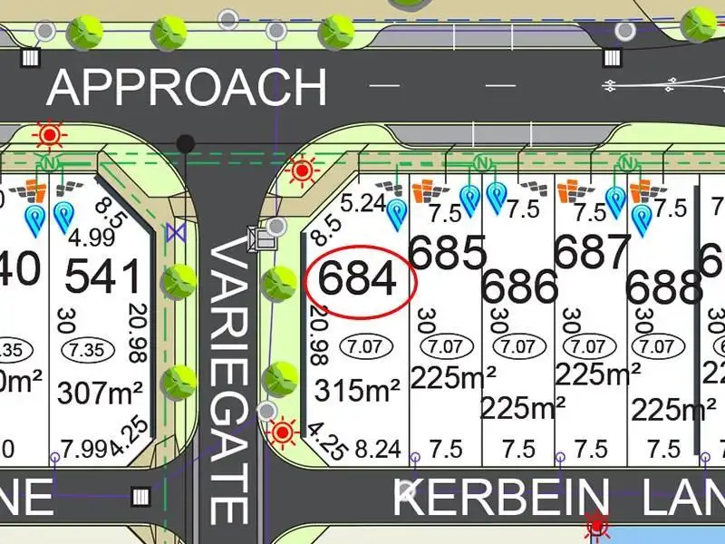 Main view of Homely land listing, Lot 684 Nyilla Approach/Kerbein Lane, Baldivis WA 6171