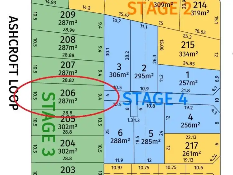 Second view of Homely land listing, Lot 206, Ashcroft Loop, Wattle Grove WA 6107