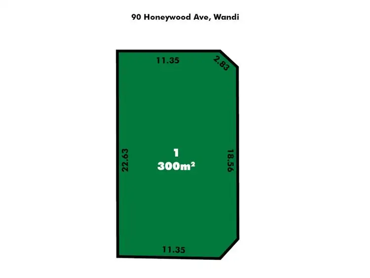 Main view of Homely land listing, Lot 1, 90 Honeywood Ave, Wandi WA 6167