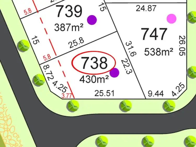 Main view of Homely land listing, Lot 738 Septum Road, Baldivis WA 6171