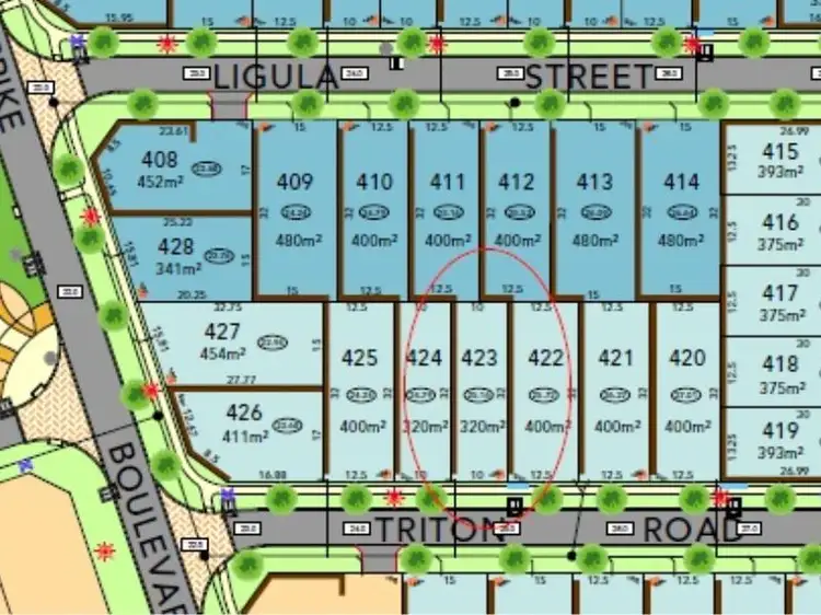 Main view of Homely land listing, Lot 423, 7 Triton Road, Jindalee WA 6036