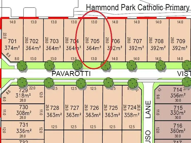 Second view of Homely land listing, Lot 705 Pavarotti Vista, Hammond Park WA 6164