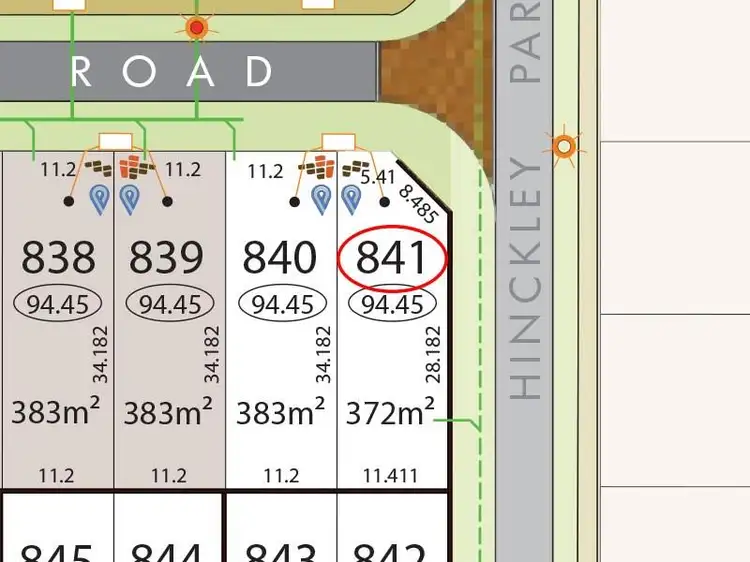 Main view of Homely land listing, Lot 841 Ranworth Road, Hocking WA 6065