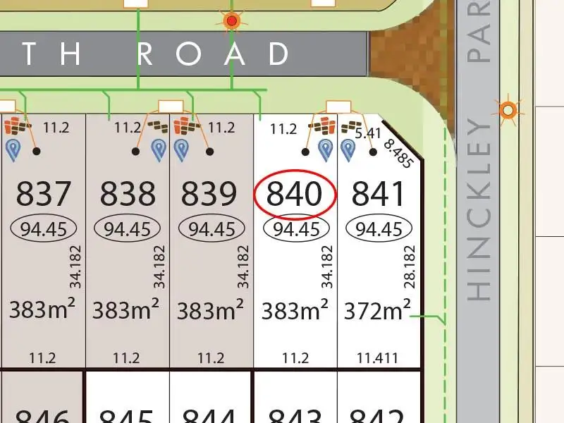 Main view of Homely land listing, Lot 840 Ranworth Road, Hocking WA 6065