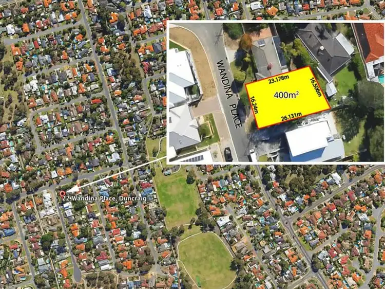 Main view of Homely land listing, 22 Wandina Place, Duncraig WA 6023