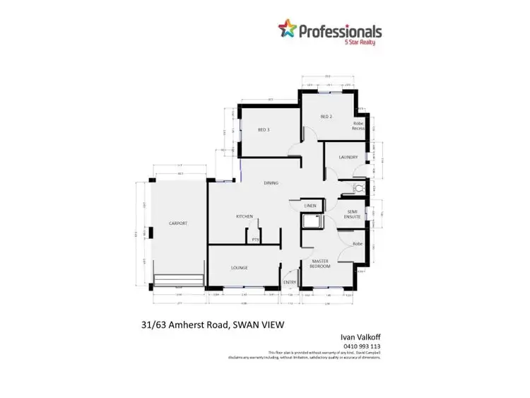 Fifth view of Homely unit listing, 31/63 Amherst Road, Swan View WA 6056