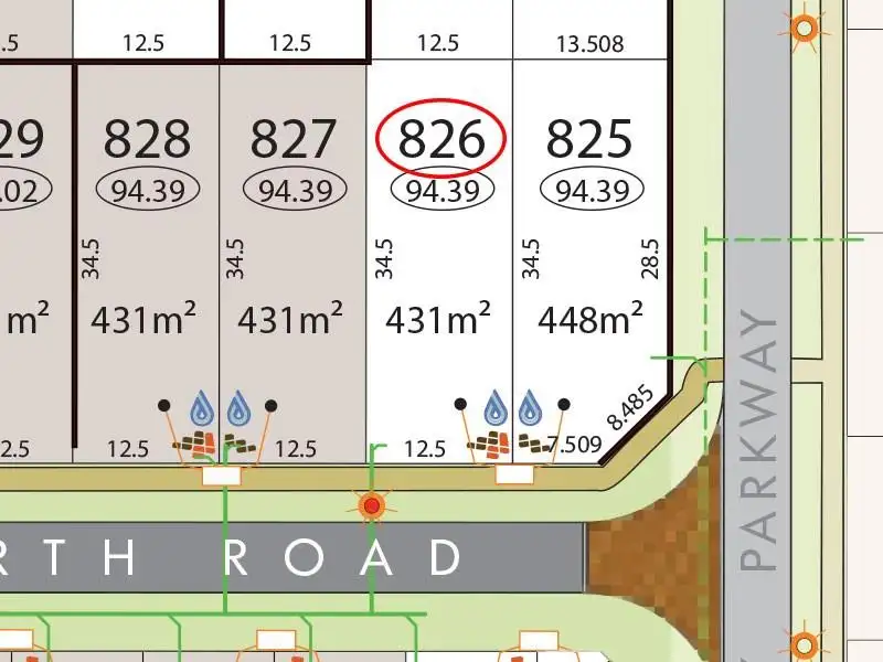 Main view of Homely land listing, Lot 827 Ranworth Road, Hocking WA 6065