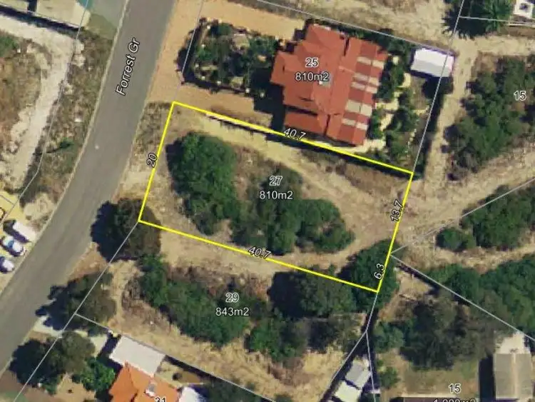 Main view of Homely land listing, 27 Forrest Grove, Two Rocks WA 6037