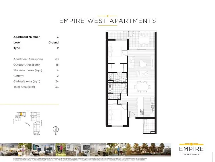 Fifth view of Homely apartment listing, 3/1 Stadium Dve, Floreat WA 6014