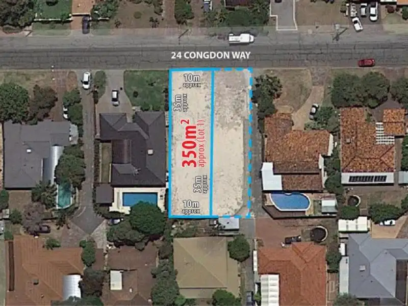 Main view of Homely land listing, 24 Congdon Way, Booragoon WA 6154