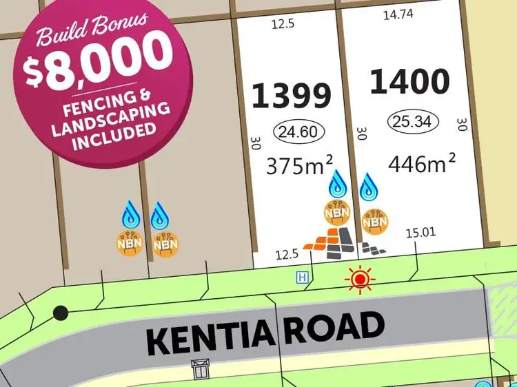 Main view of Homely land listing, Lot 1399, Kentia Road, Wandi WA 6167