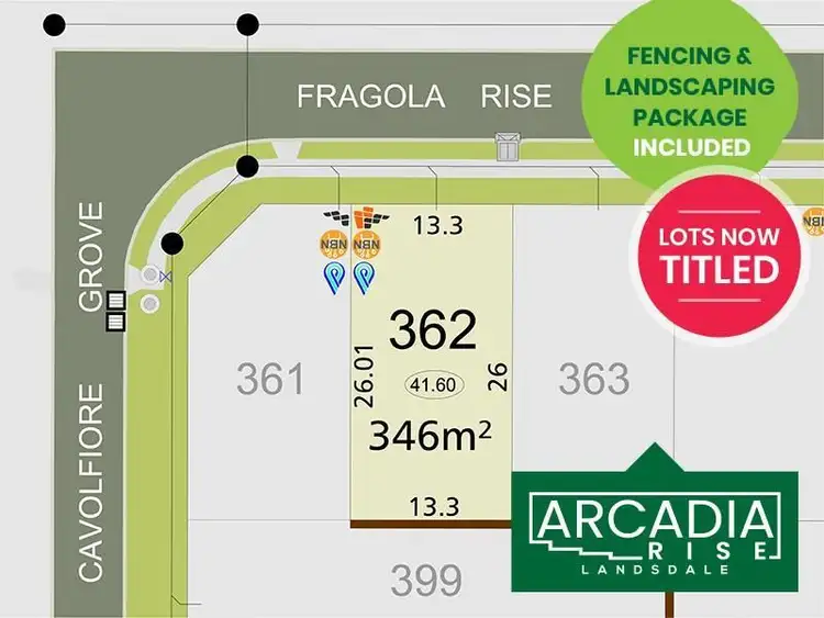 Second view of Homely land listing, Lot 362, 21 Fragola Rise, Landsdale WA 6065