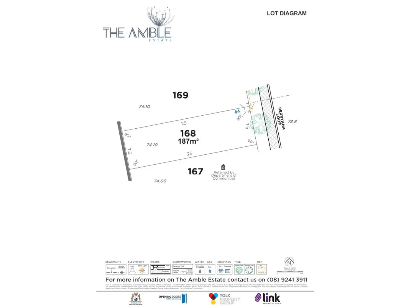 Main view of Homely land listing, Lot 168 Berryana Loop, Girrawheen WA 6064