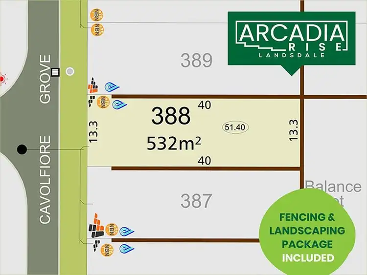 Second view of Homely land listing, Lot 388, 8 Cavolfiore Grove, Landsdale WA 6065