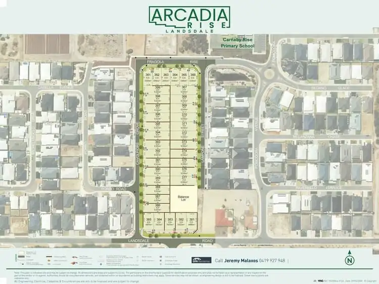 Third view of Homely land listing, Lot 388, 8 Cavolfiore Grove, Landsdale WA 6065
