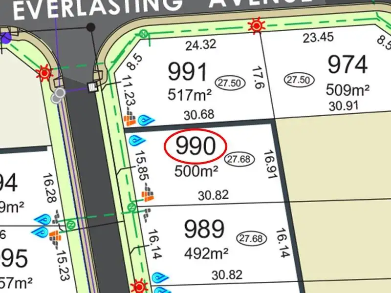 Main view of Homely land listing, Lot 990 Poppy Way, Piara Waters WA 6112