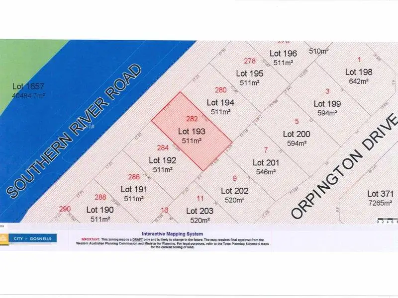 Main view of Homely land listing, 282 Southern River Road, Southern River WA 6110
