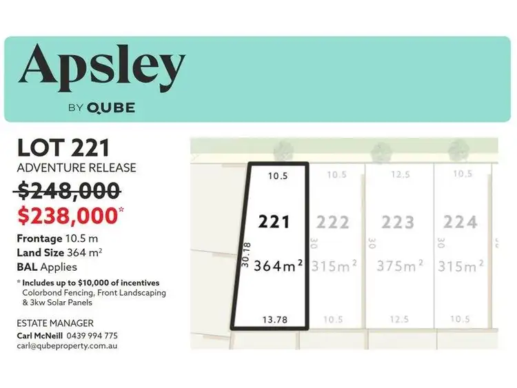Second view of Homely land listing, Lot 221, Horrocks Street, Mandogalup WA 6167