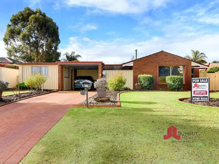 Main view of Homely house listing, 18 Hanks Way, Australind WA 6233