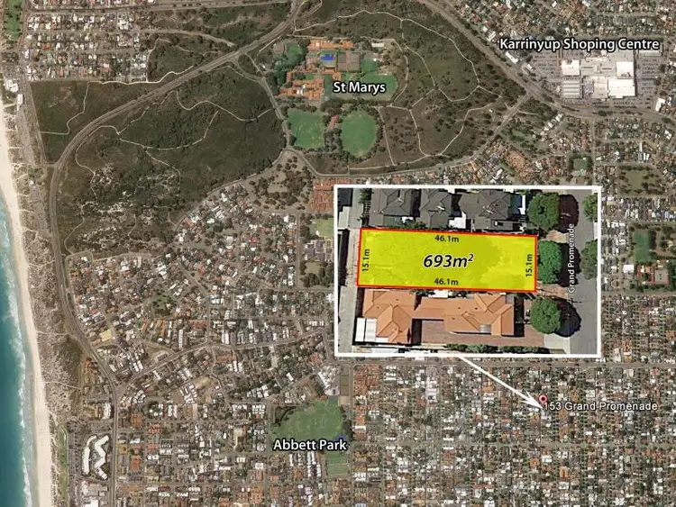 Second view of Homely house listing, 153 Grand Prom, Doubleview WA 6018