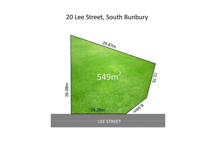 Second view of Homely land listing, 20 Lee Street, South Bunbury WA 6230