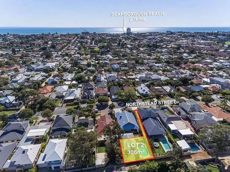 Second view of Homely land listing, 206a Northstead Street, Scarborough WA 6019